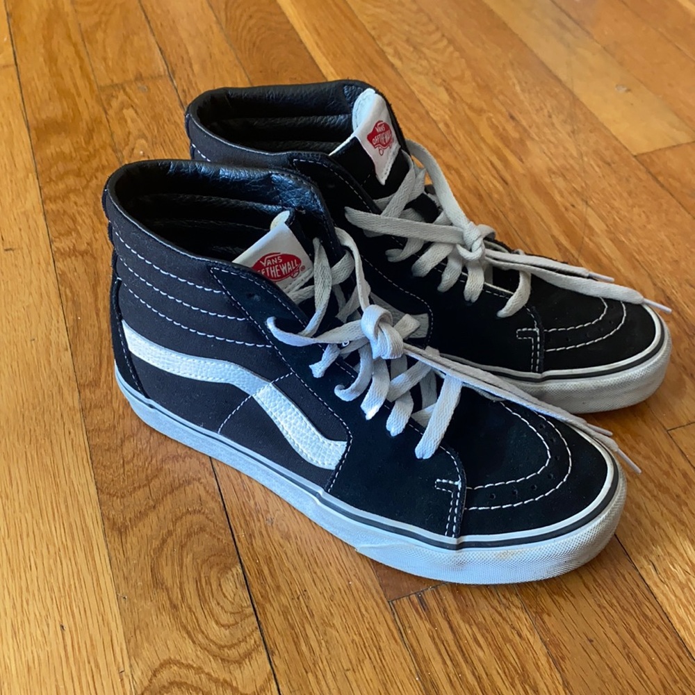 Black Hightop Vans Women’s Size 9